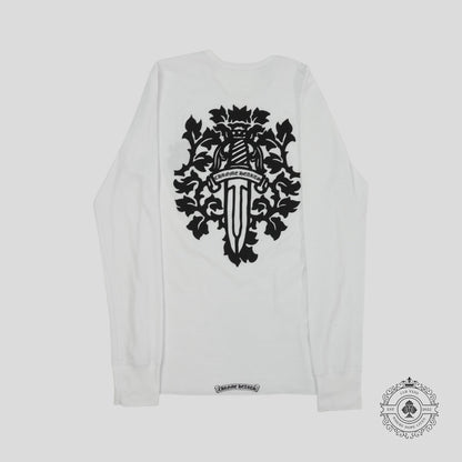 Chrome Hearts Dagger Thermal Long Sleeve in White