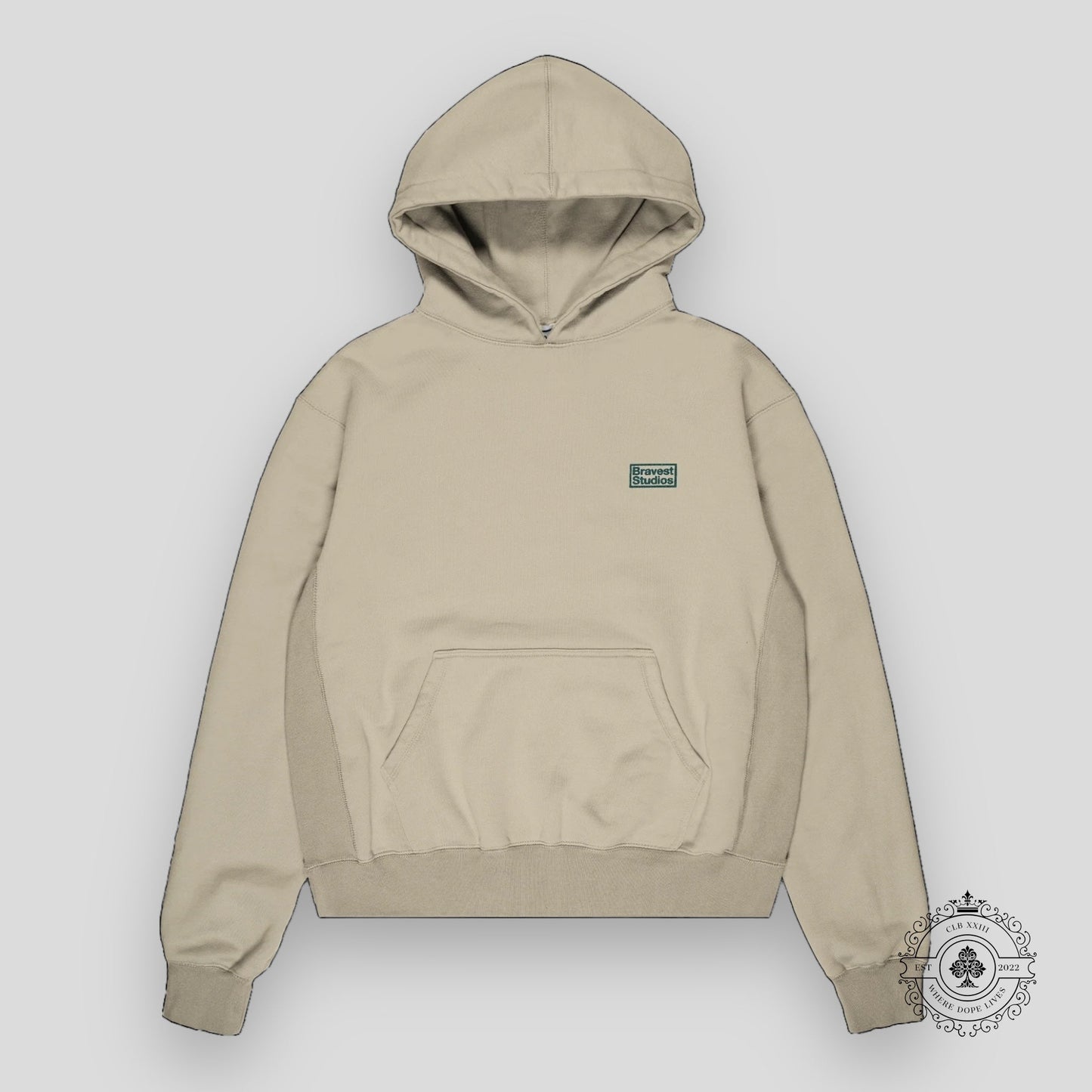 Bravest Studios Classic Hoodie in Biege