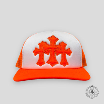 Chrome Hearts Miami Exclusive Trucker Hat in Orange