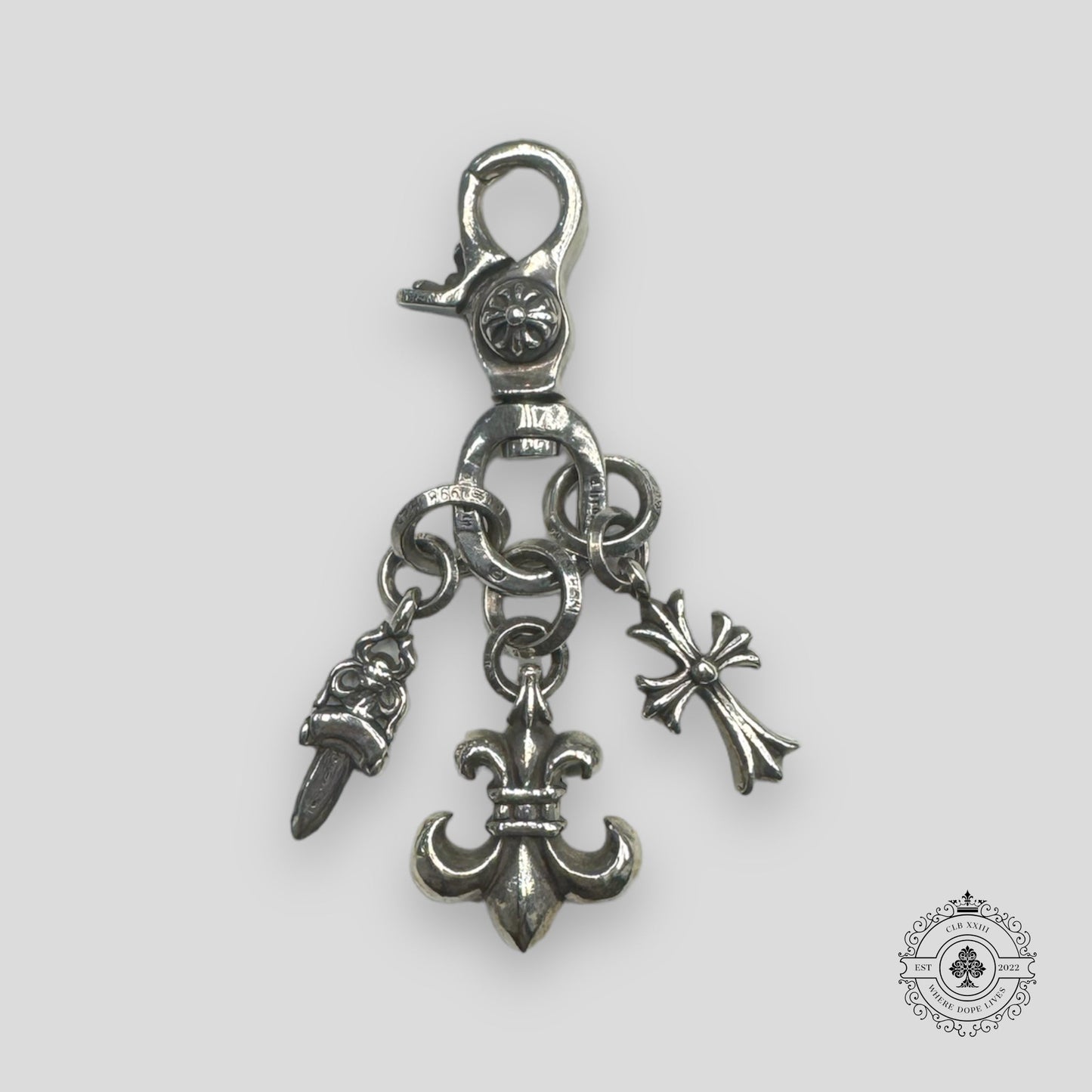 Chrome Hearts Multi-Pendant Keychain