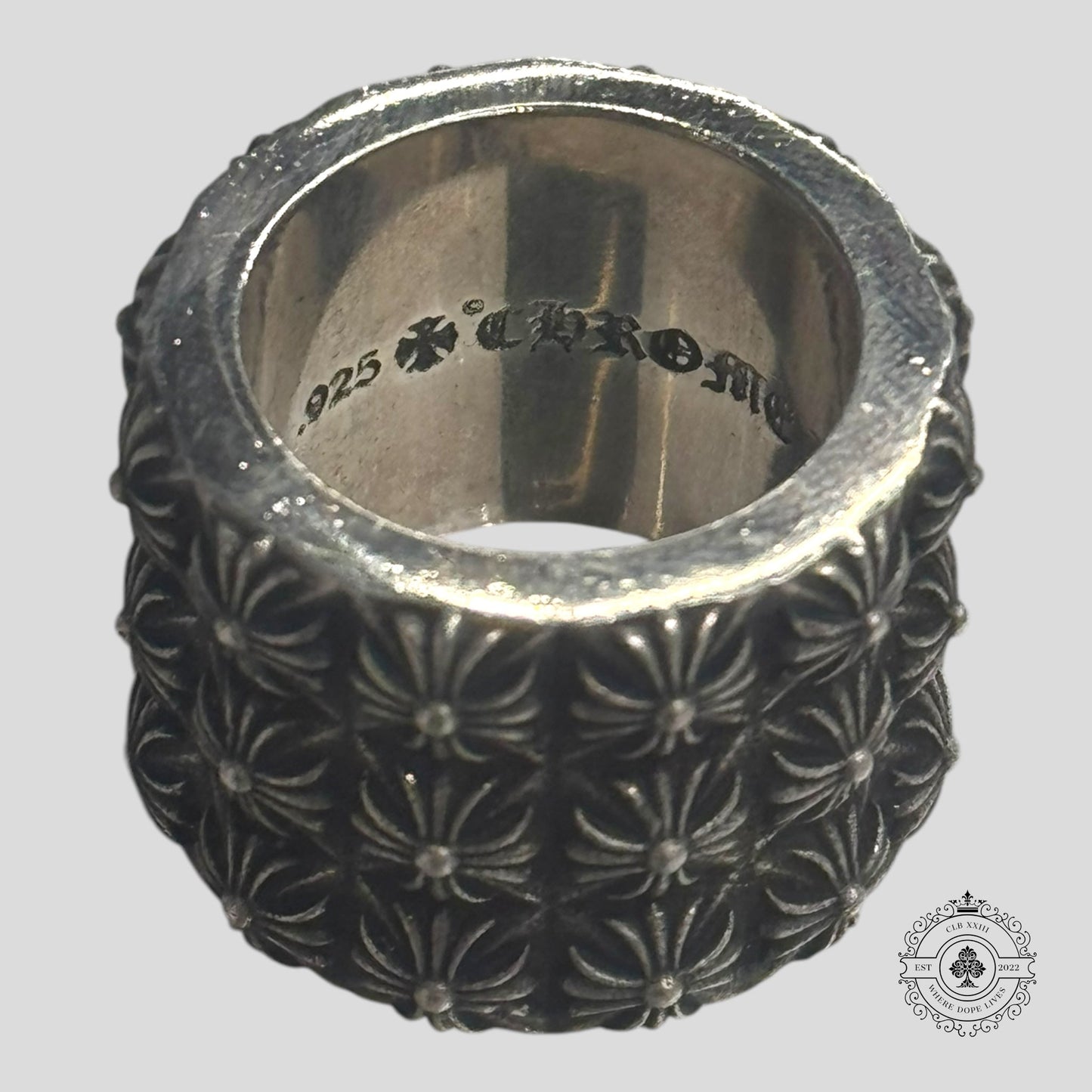 Chrome Hearts Pete Punk Triple Stack Ring