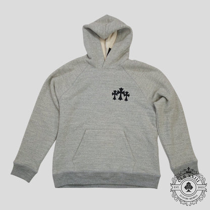 Chrome Hearts Cemetery Cross Seven-11 Hoodie in Grey