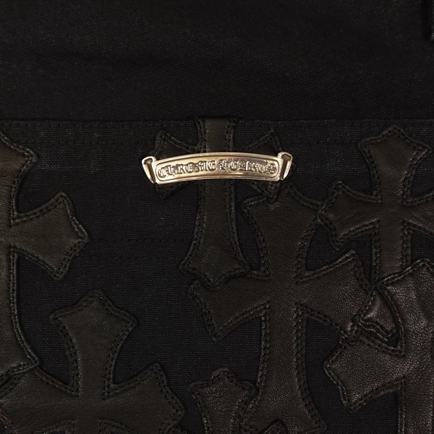 Chrome Hearts 13 Cross Patch Carpenter Shorts in Black