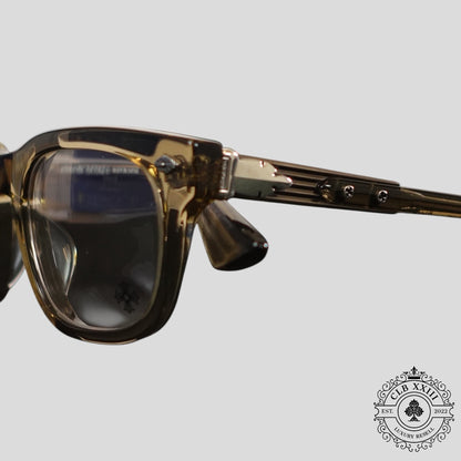 Chrome Hearts Baggins Glasses in Olive