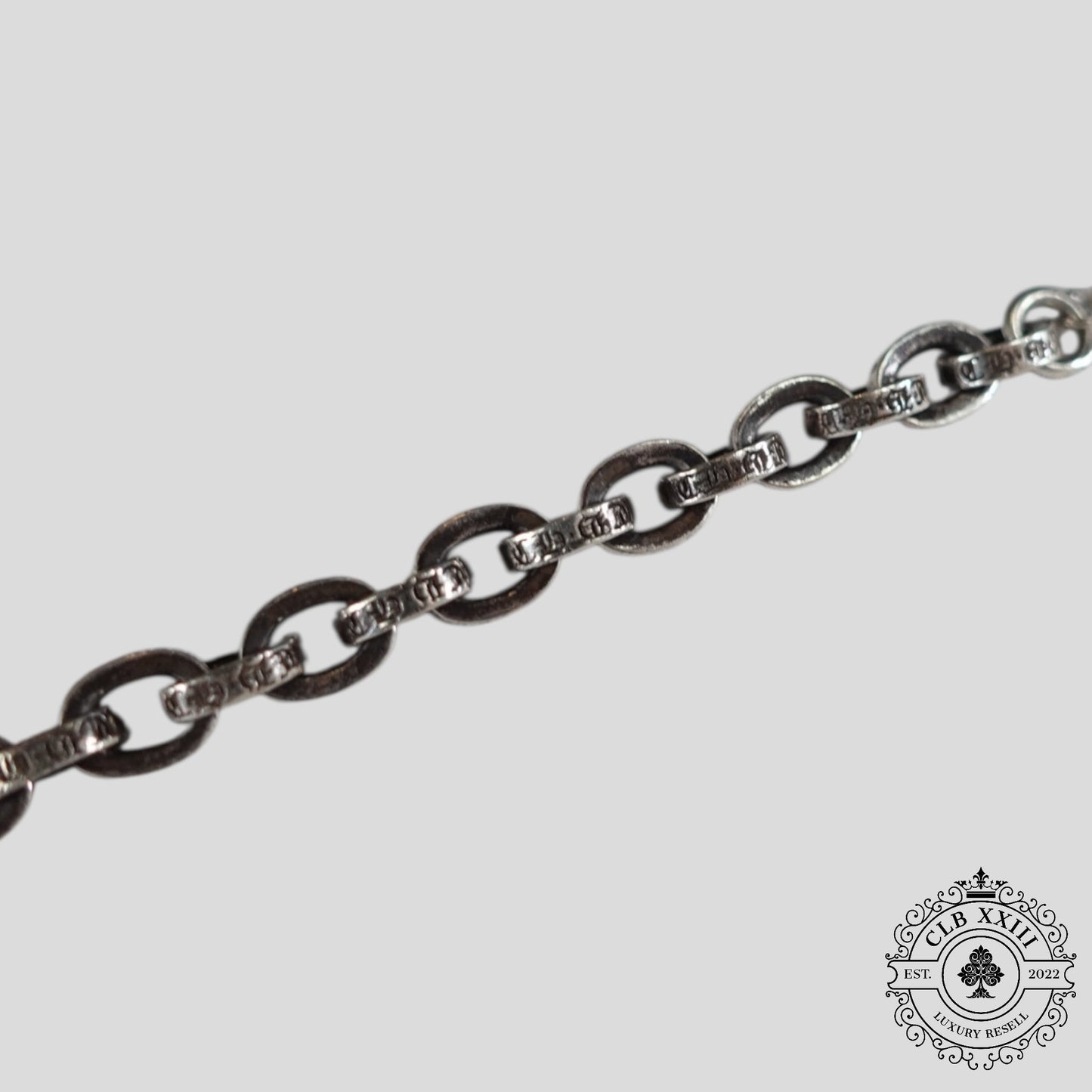 Chrome Hearts Paper Chain Bracelet in Silver