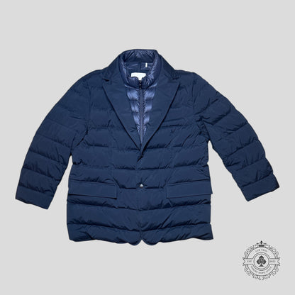 Moncler Ferrandier Goose Down Jacket in Navy Blue