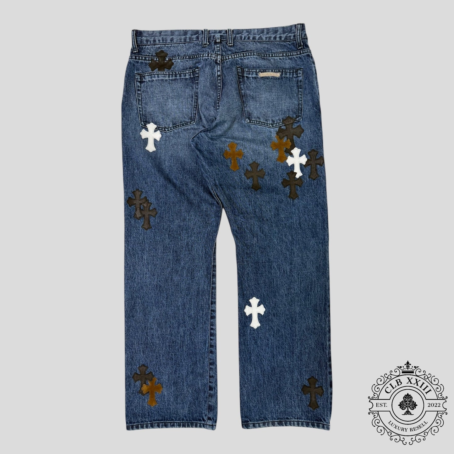 Chrome Hearts Cross Patch Turbo Diesel Jeans