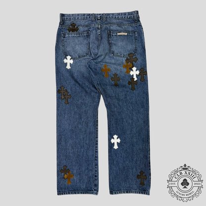 Chrome Hearts Cross Patch Turbo Diesel Jeans