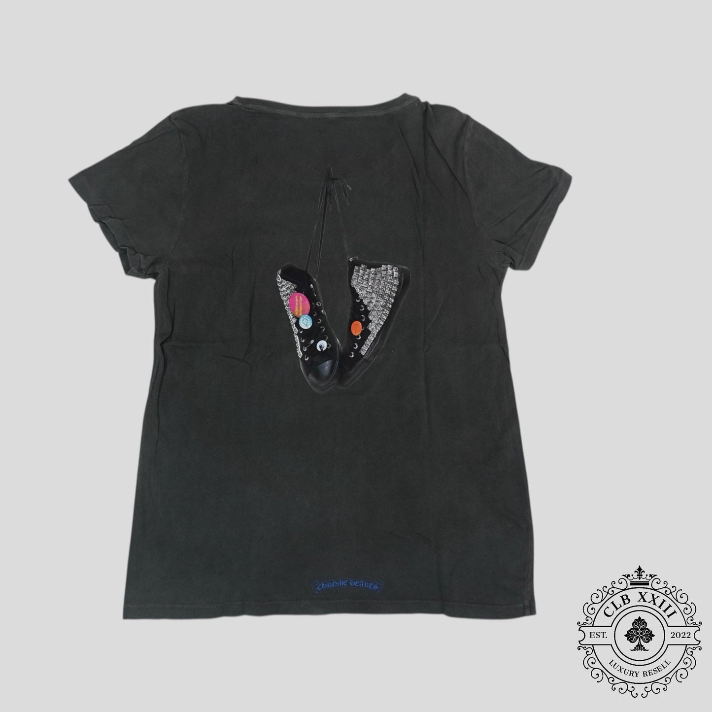 Chrome Hearts Women's Converse Tee in Black