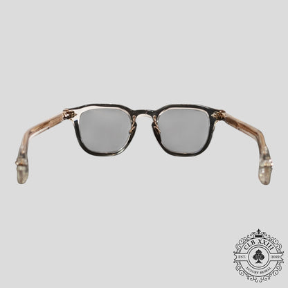 Chrome Hearts Chirp Chirp Glasses in Clear/Gold