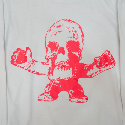 Chrome Hearts Foti Harris Long Sleeve Shirt in White / Pink