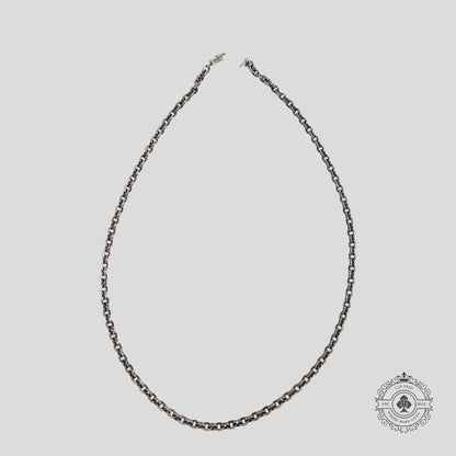 Chrome Hearts Paper Chain Necklace 24" in Silver