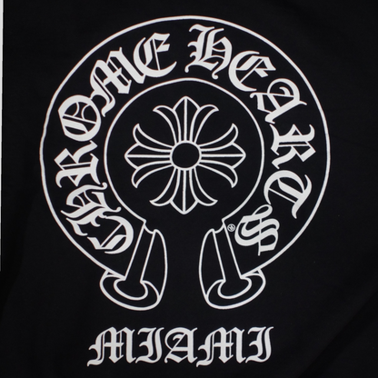 Chrome Hearts Miami Exclusive Horseshoe Hoodie in Black