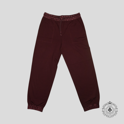 Louis Vuitton Nylon Hybrid Jog Pants in Maroon