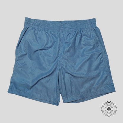 Louis Vuitton LVSE Signature Swim Board Shorts in Blue