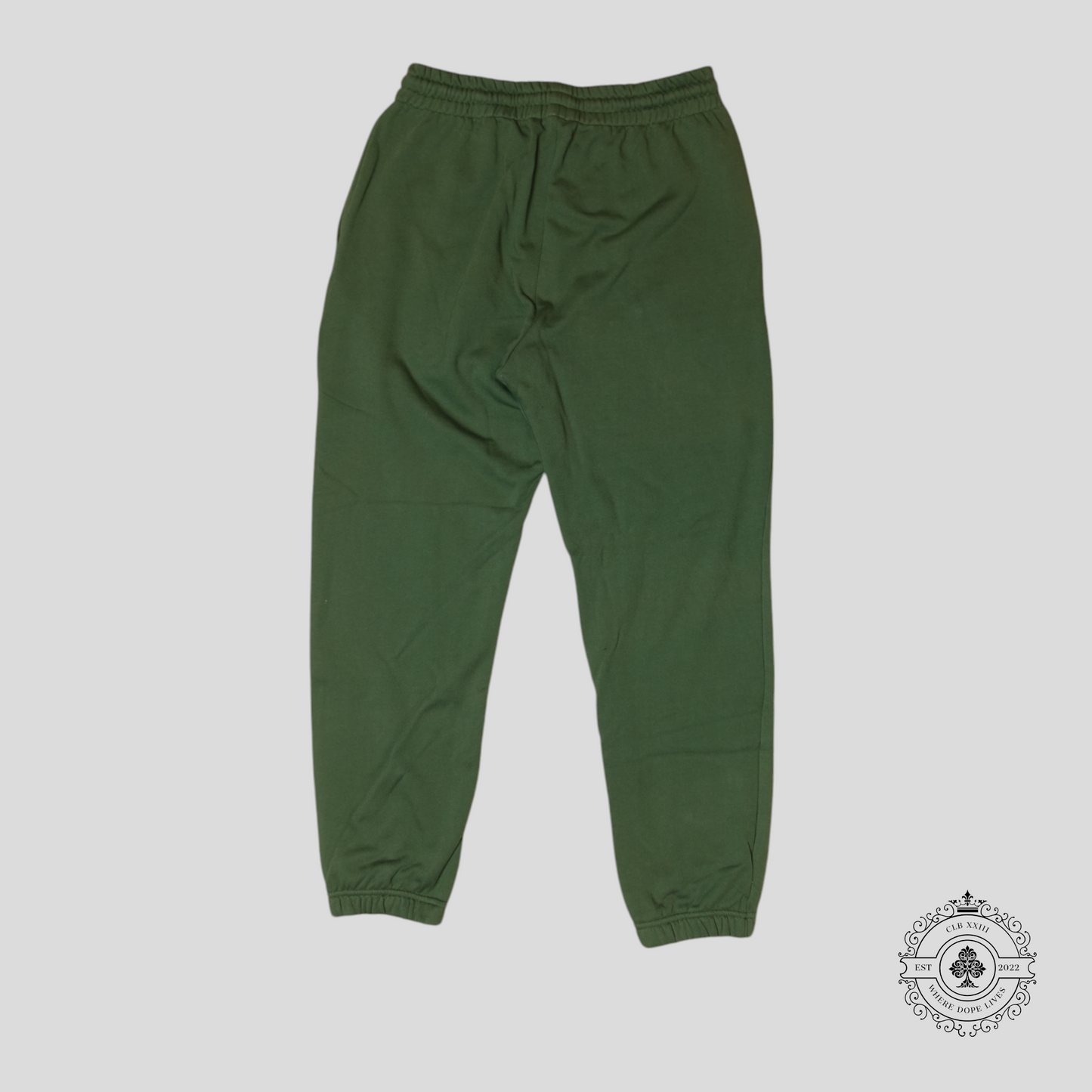 Celine Logo Sweatpants in Green