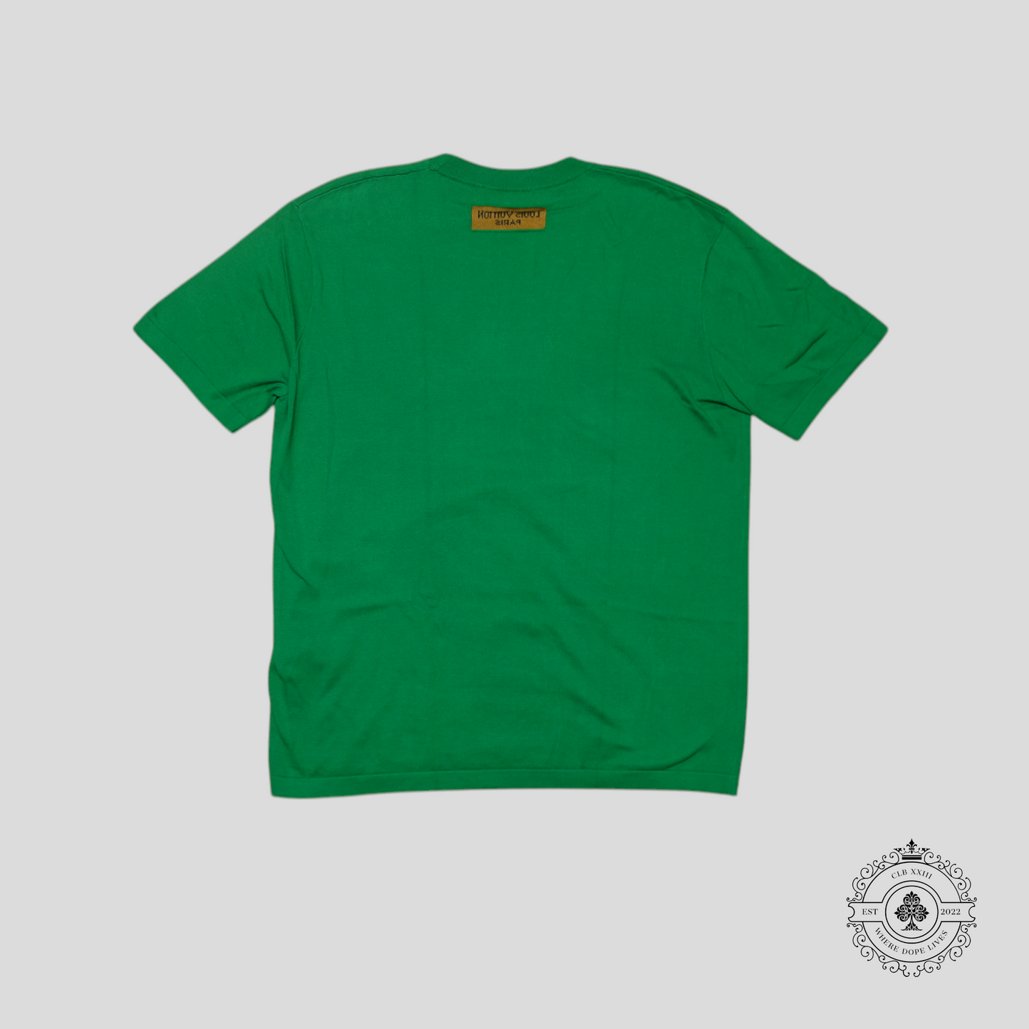 Louis Vuitton Knit Short Sleeve Shirt in Green