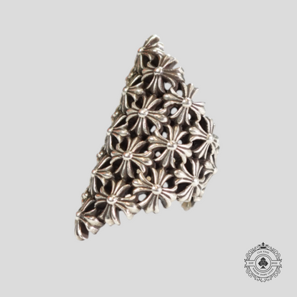 Chrome Hearts Chain Maille Ring in Silver