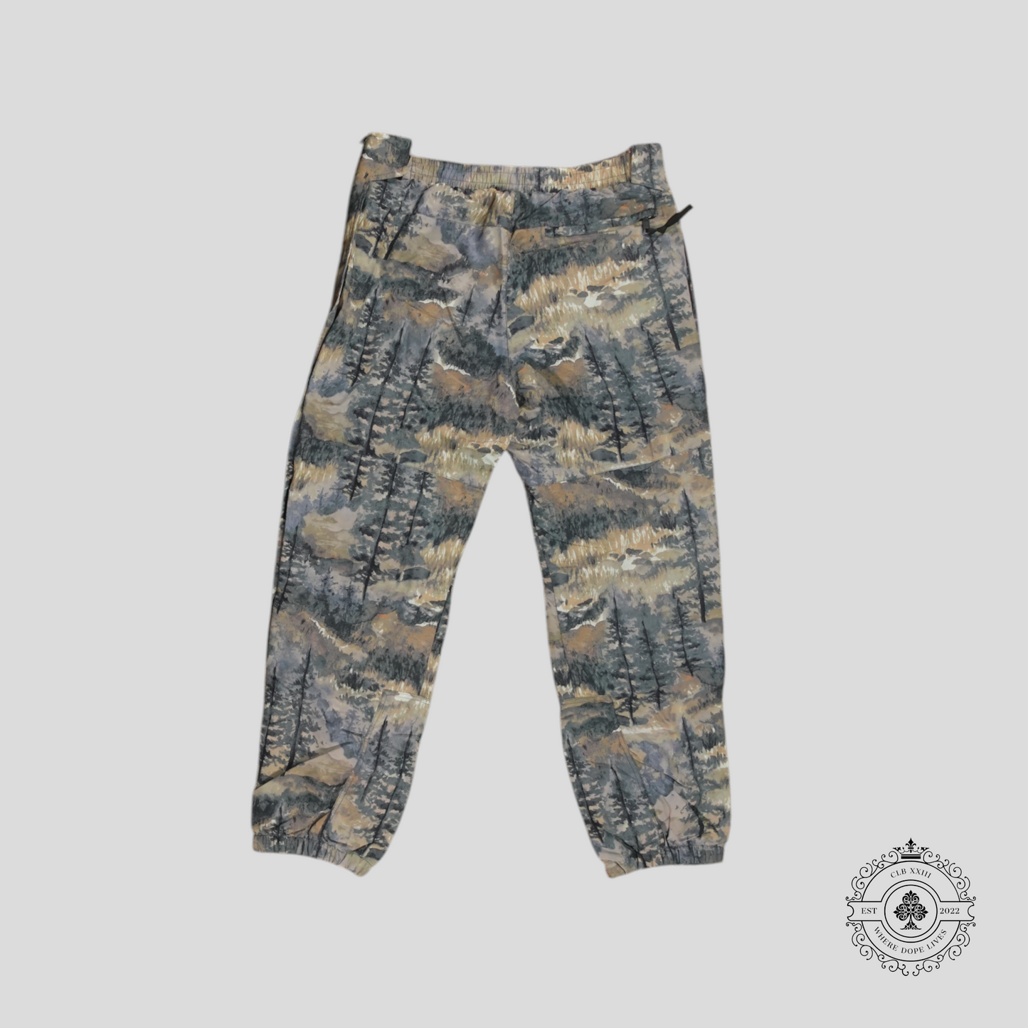 Gucci X The North Face Forest Print Nylon Casual Pants
