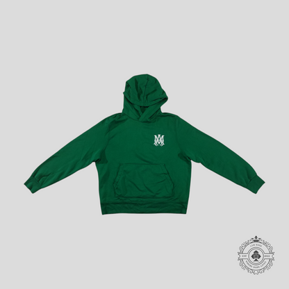Amiri Embroidered MA Logo Hoodie in Green