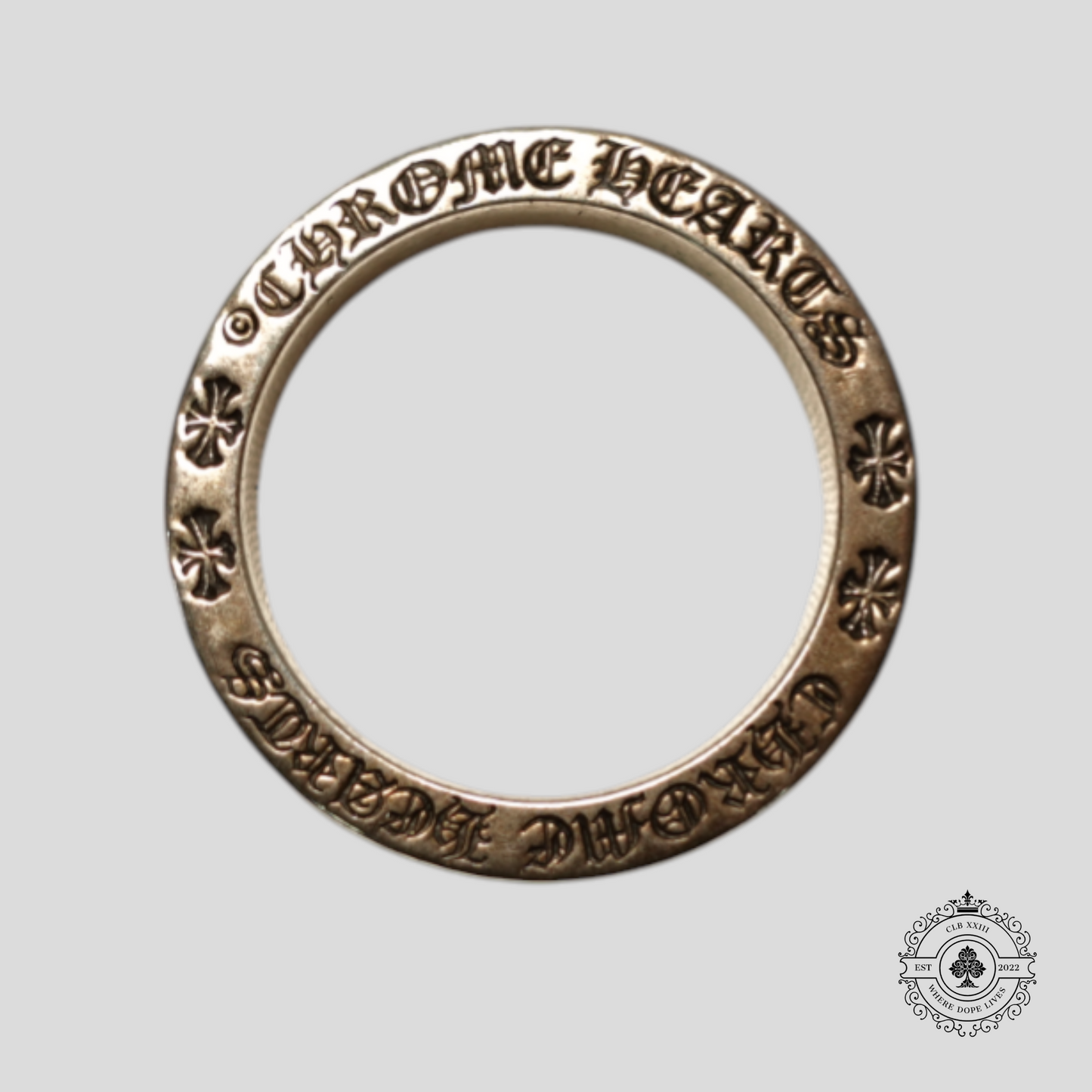 Chrome Hearts CH Forever Ring in Silver
