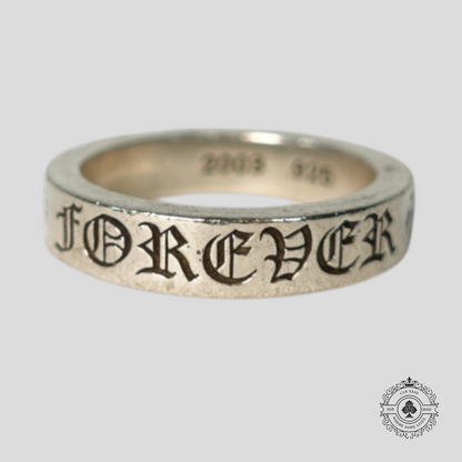 Chrome Hearts CH Forever Ring in Silver