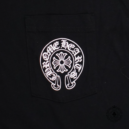 Chrome Hearts London Exclusive Horseshoe Pocket Tee in Black