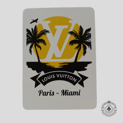 Louis Vuitton Paris To Miami Playing Card Set