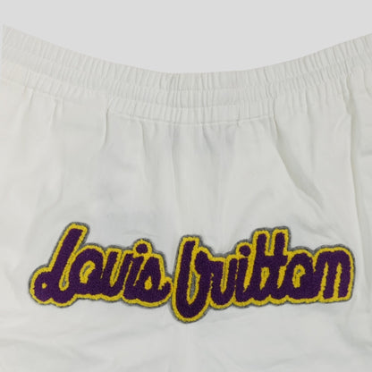 Louis Vuitton X NBA Basketball Shorts in White