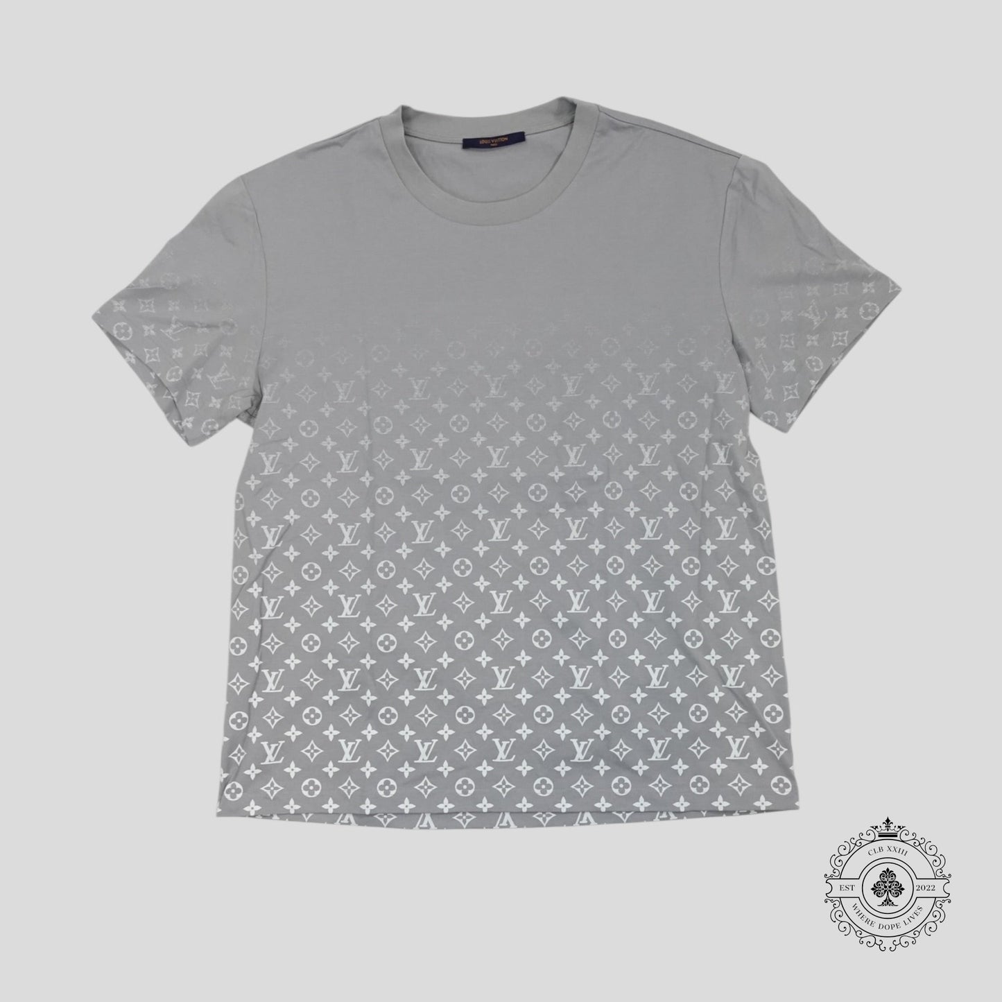 Louis Vuitton Monogram Gradient T-Shirt in Grey