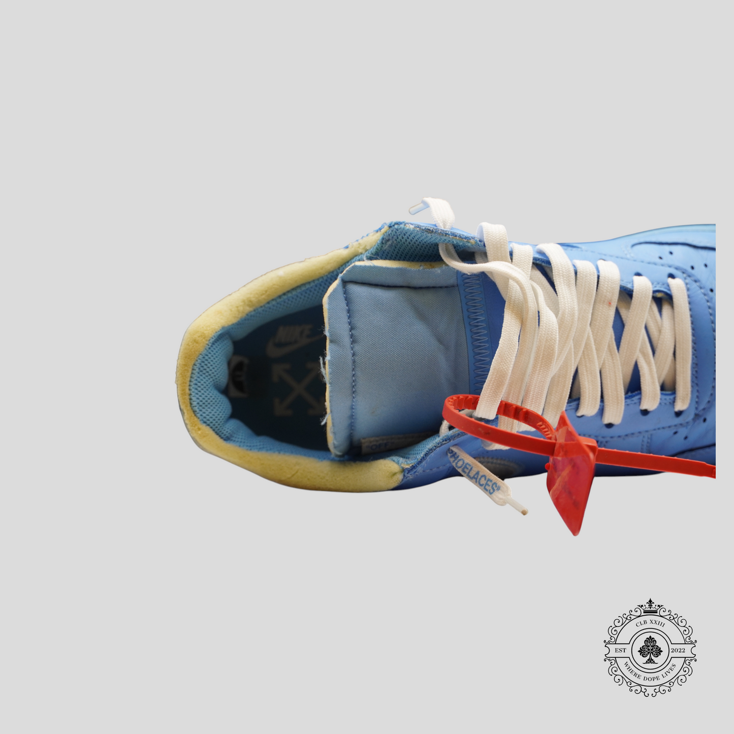 Nike Air Force 1 Low Off-White MCA University Blue - Preowned