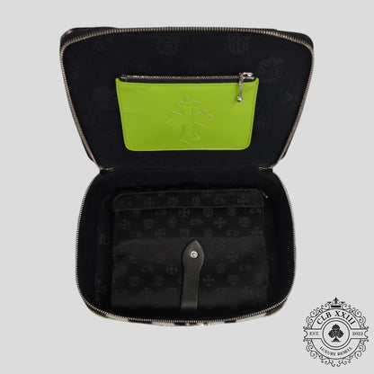 Chrome Hearts Jewelry Case in Zebra / Green