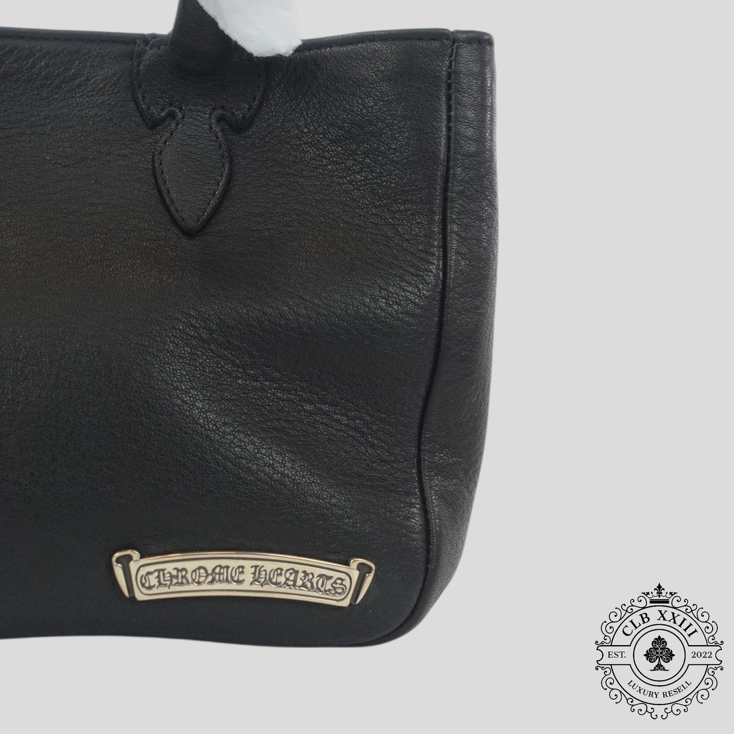 Chrome Hearts Mini Leather Tote Bag