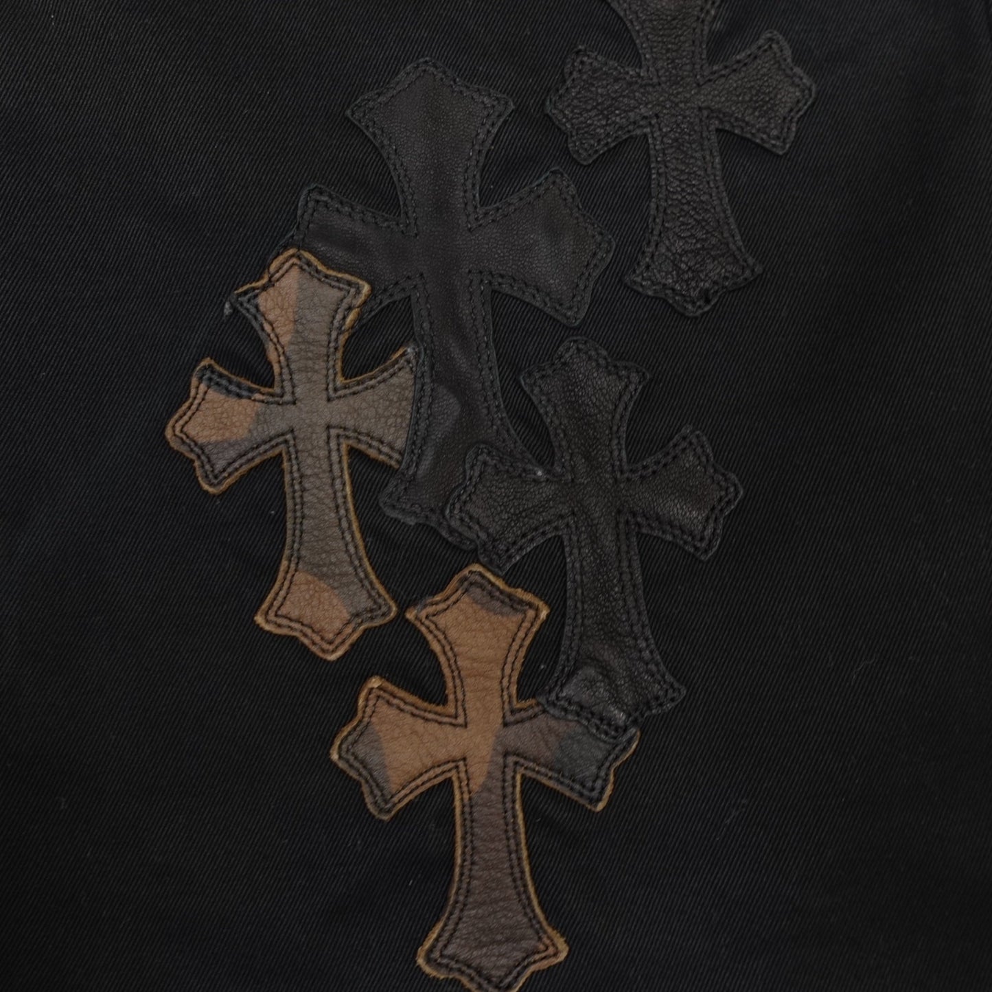 Chrome Hearts Cross Patch Chino Pants in Black/Camo