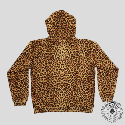 Celine Homme Logo Hoodie in Leopard