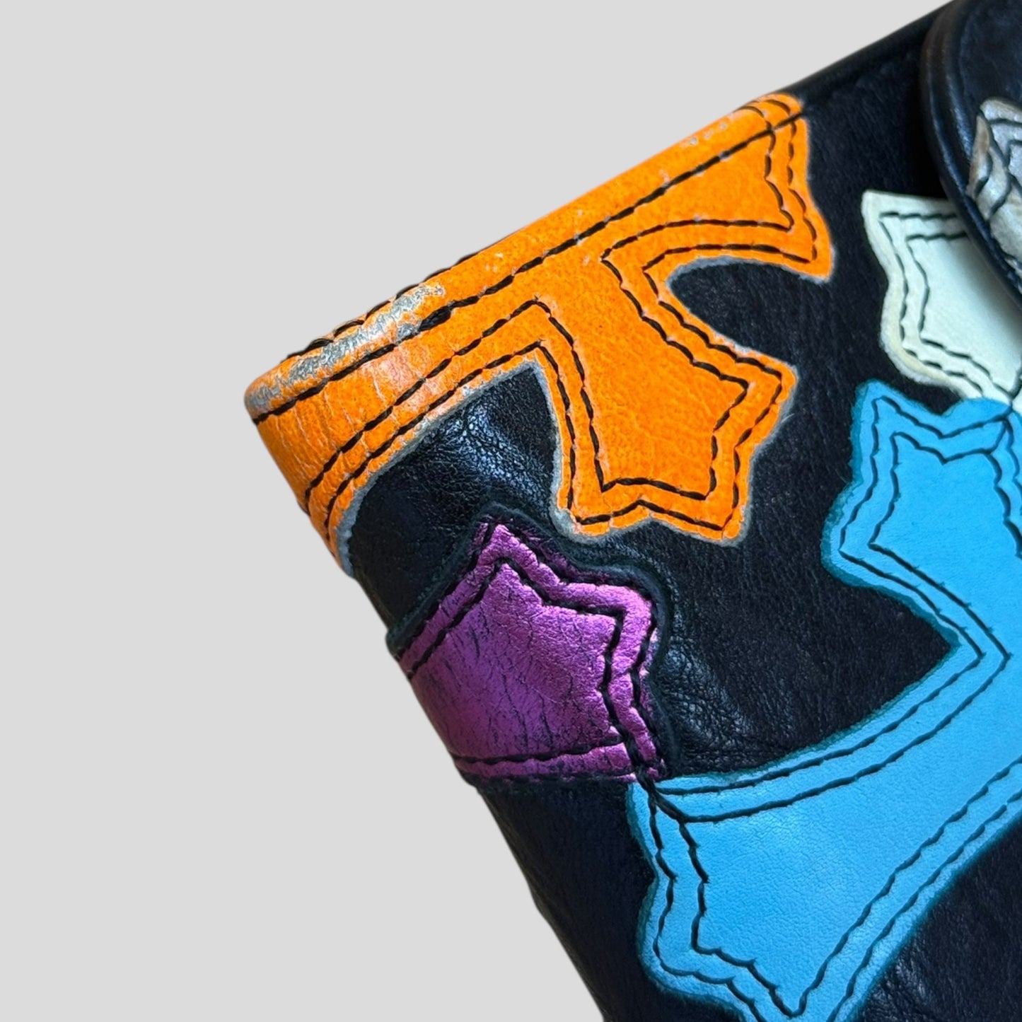 Chrome Hearts Cross Patch Wave Wallet