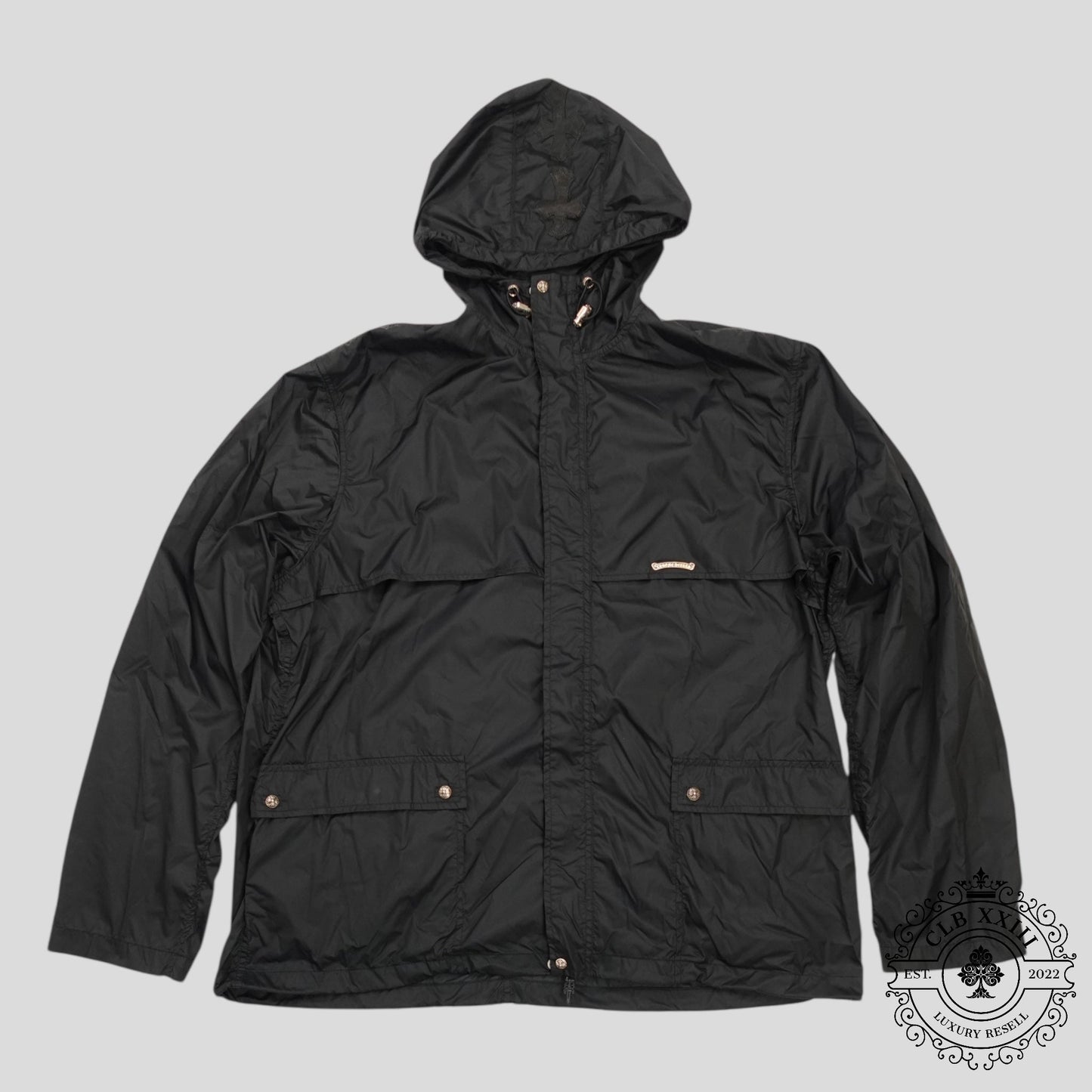 Chrome Hearts Nylon Windbreaker in Black