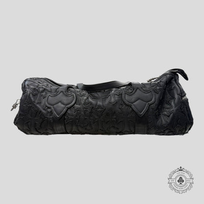 Chrome Hearts Cross Patch Duffle Bag in Black