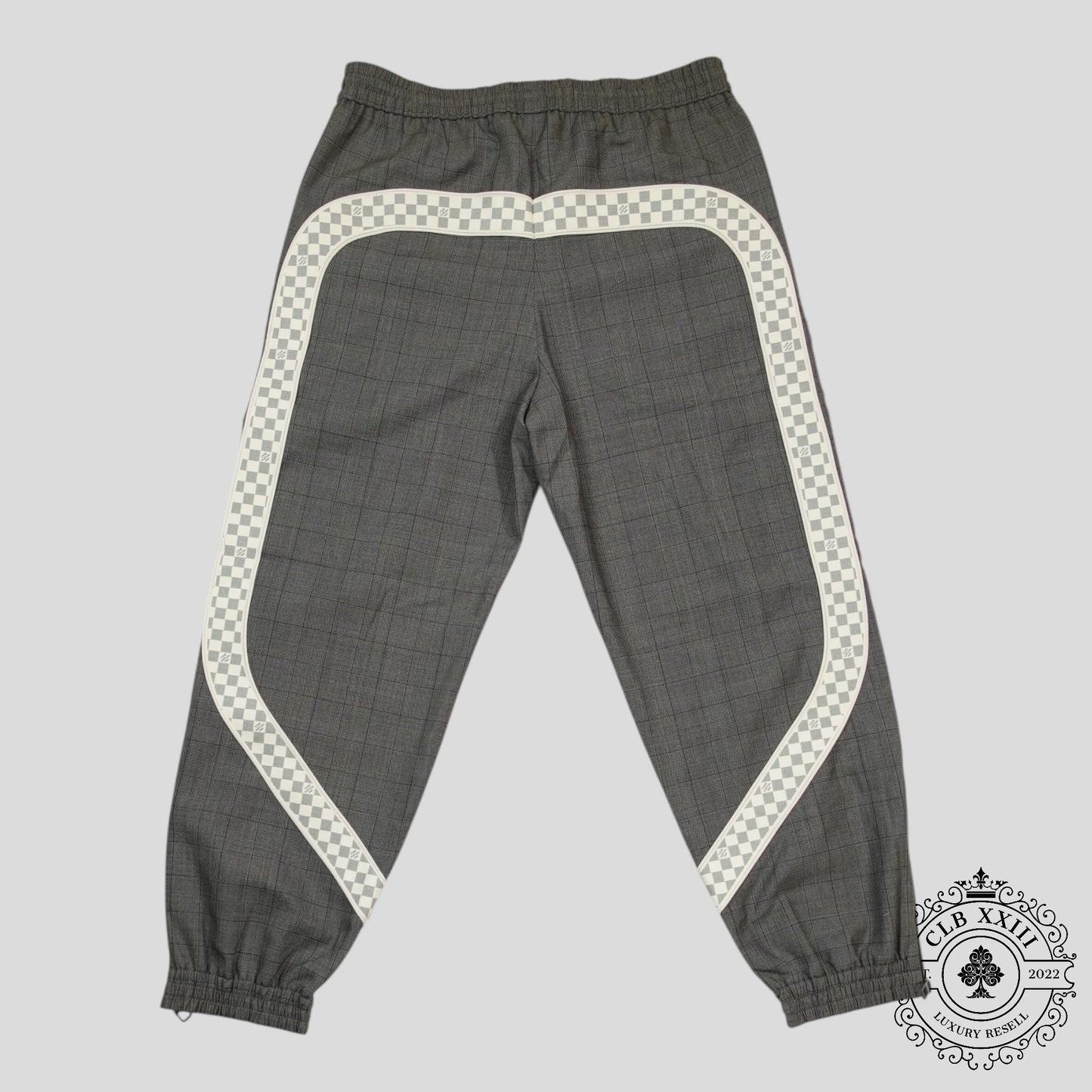 Louis Vuitton Wool Track Pants in Grey