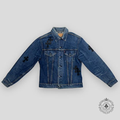 Chrome Hearts Levi's Cross Patch Denim Jacket