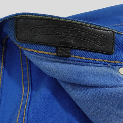 Chrome Hearts Levis Cross Patch Jeans in Blue