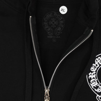 Chrome Hearts Thermal Lined Horseshoe Zip Up Hoodie