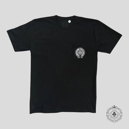 Chrome Hearts Miami Exclusive Horseshoe Pocket Tee in Black