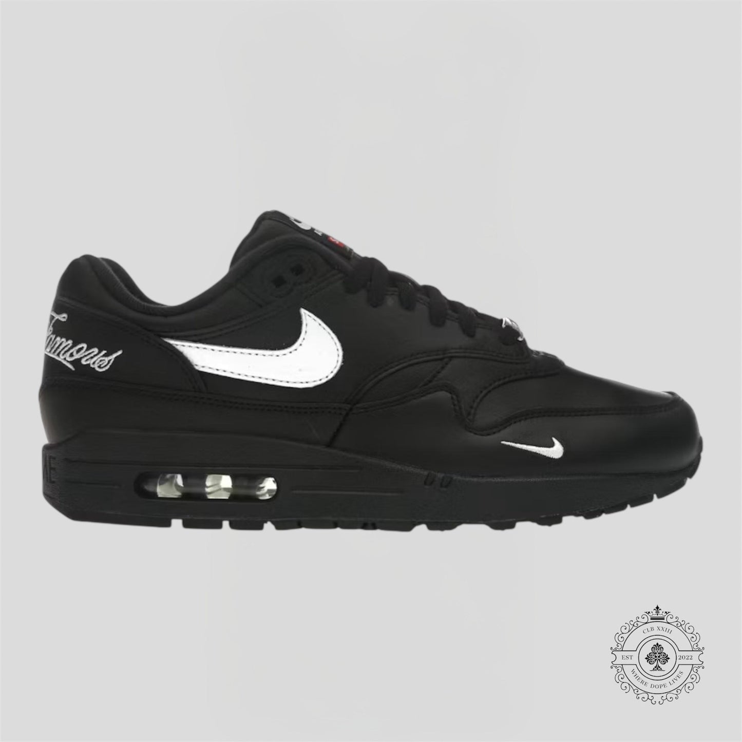 Nike Air Max 1 '87 SP Supreme Black White