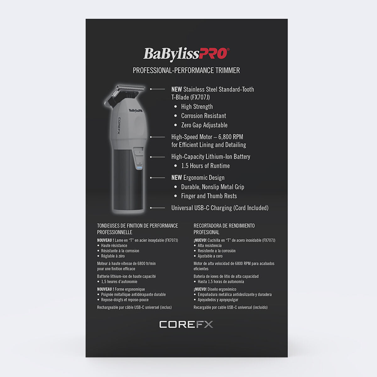 BaBylissPRO® COREFX Trimmer (FX76)