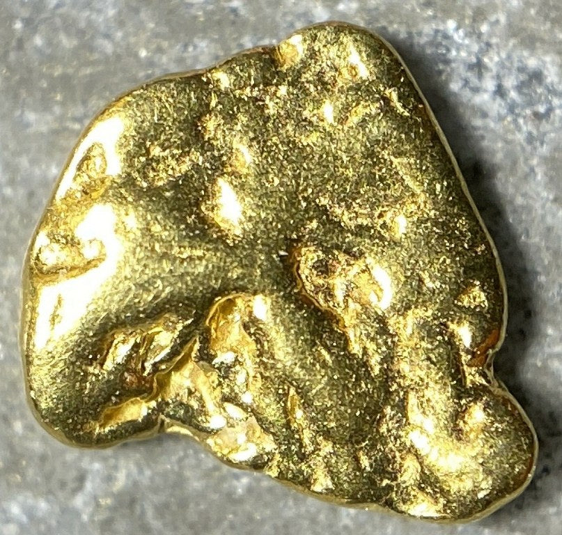 Alaskan Gold Nugget Genuine Yukon Small 22k .05g Fine