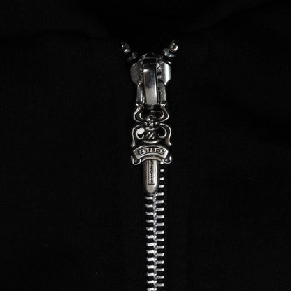 Chrome Hearts Los Angeles Horseshoe Zip Up Hoodie in Black