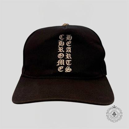 Chrome Hearts Vertical Logo Hat in Black