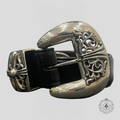 Chrome Hearts 3 Piece Belt in Black