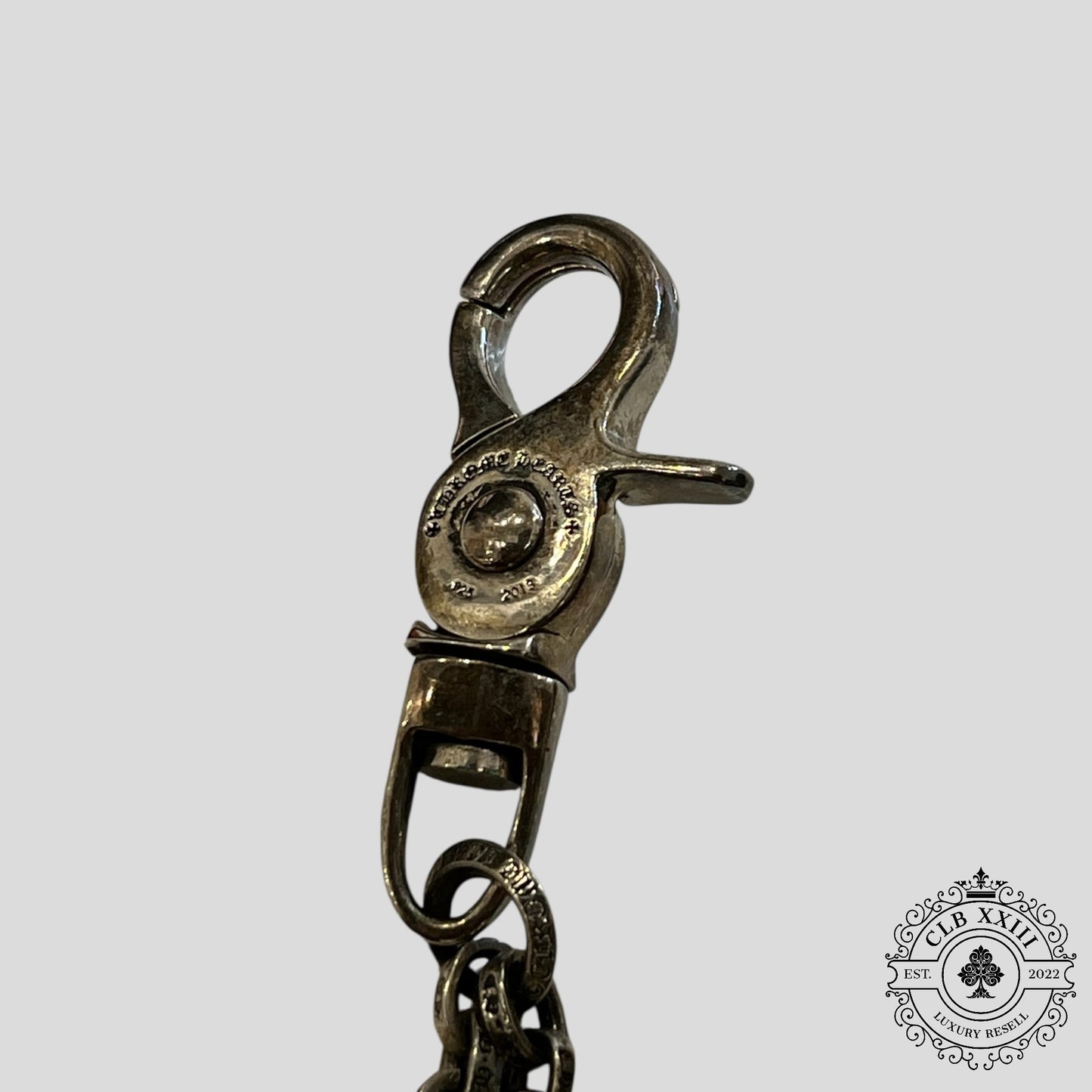 Chrome Hearts Dice Keychain in Silver
